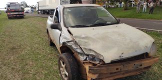 Quatro veículos se envolvem em acidente na WL