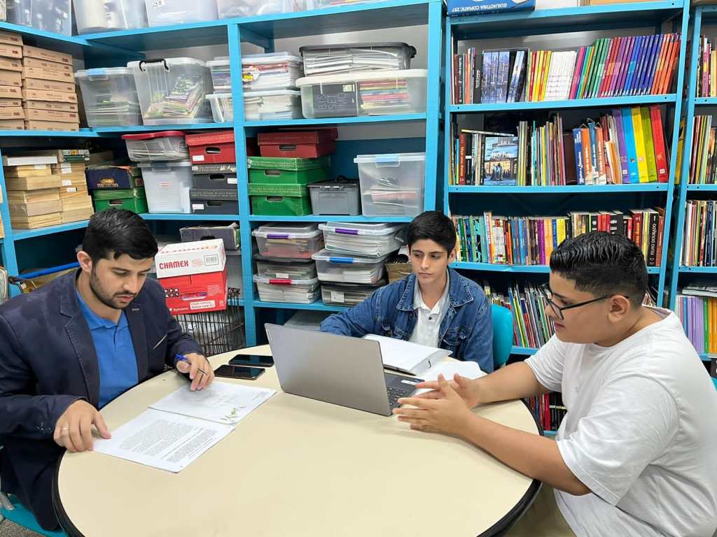 Alunos e vereador trabalharam juntos