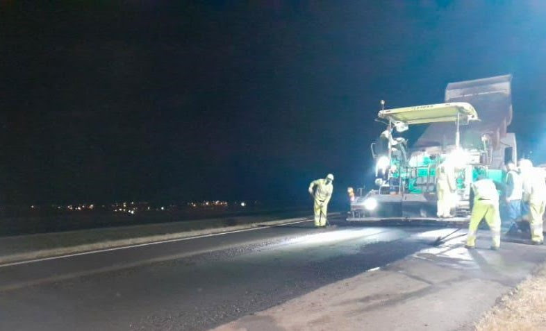 Melhorias na rodovia Washington Luís/Foto: Concessionária Econoroeste