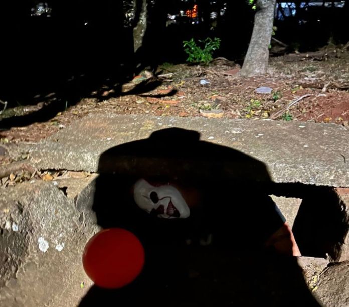Pennywise apareceu Pennywise apareceu