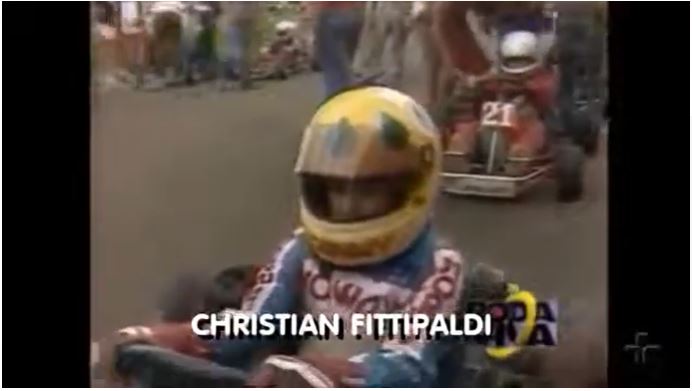 Christian Fittipaldi no Kartódromo de São Carlos Christian Fittipaldi no Kartódromo de São Carlos