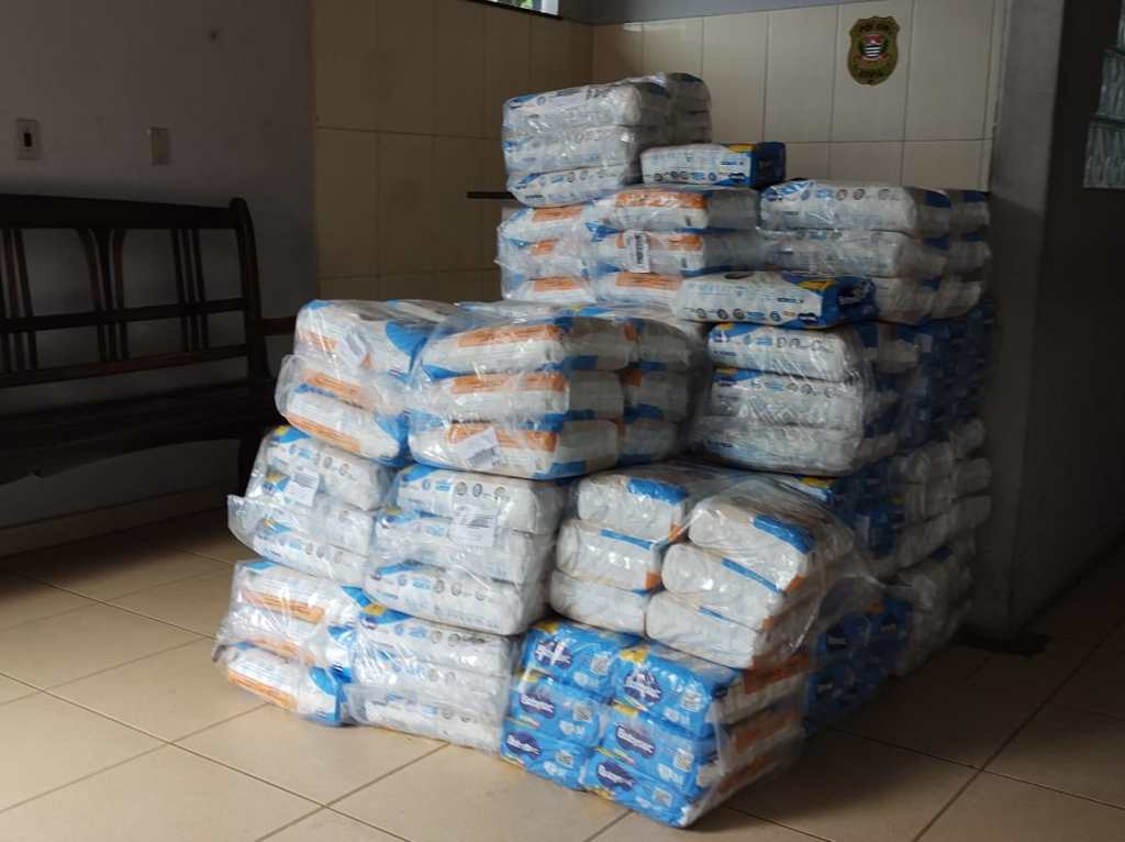 Carga apreendida pela PM