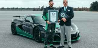 Rimac Nevera entra para o Guinnes World Records como o carro mais rápido do mundo em marcha-a-ré Rimac Nevera entra para o Guinnes World Records