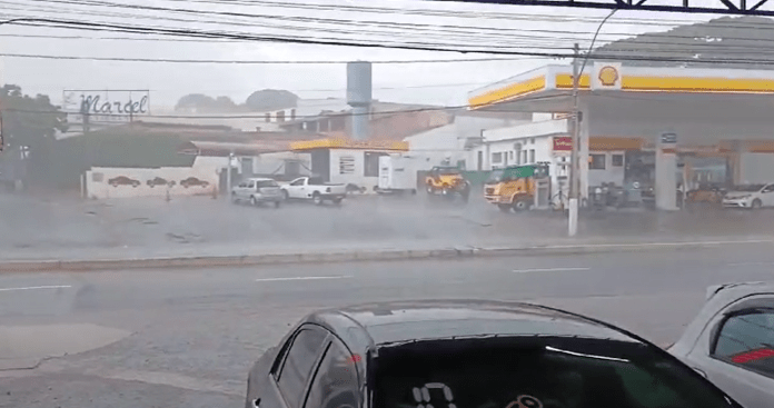 Chuva forte na área norte Chuva forte na área norte