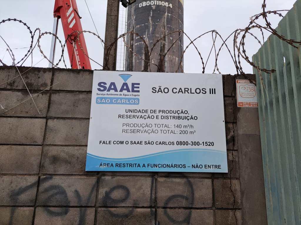 SAAE comunica problemas no São Carlos III