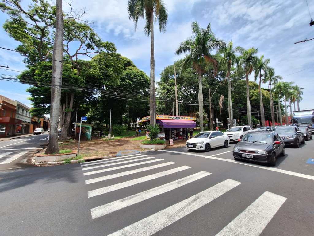 Praça Santa Cruz está mal cuidada