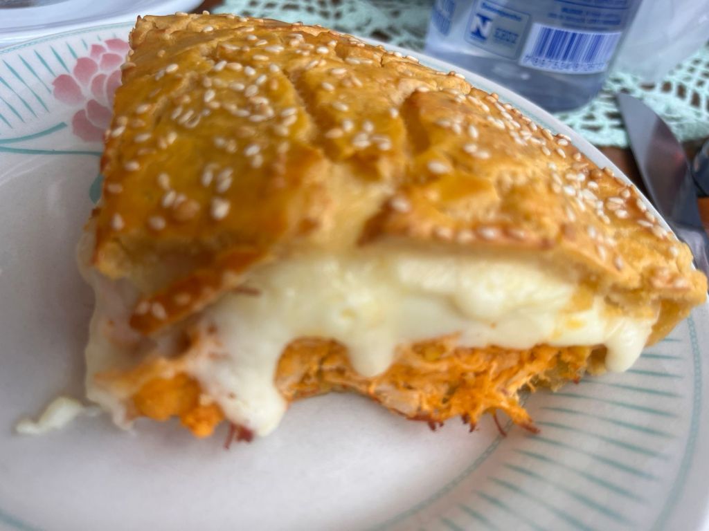 Torta de frango muito saborosa