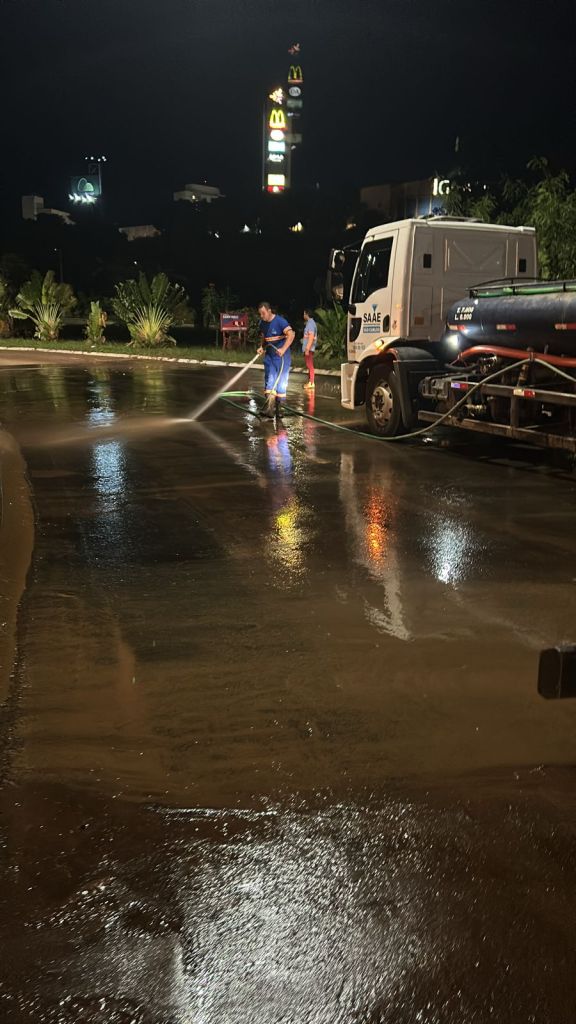Chuva causou problemas na cidade