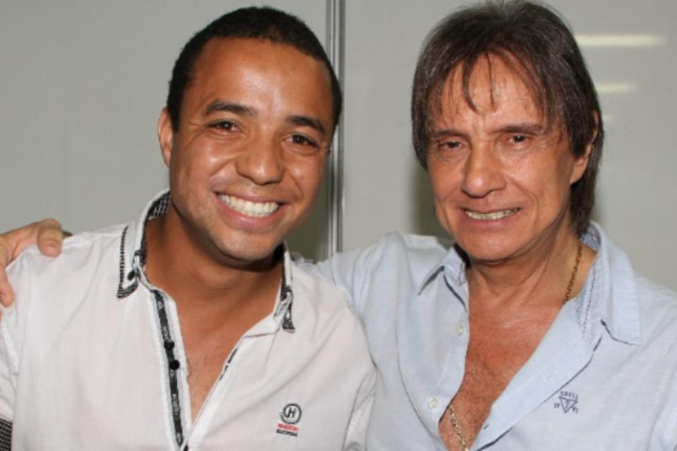 Fernando com o Rei Roberto Carlos