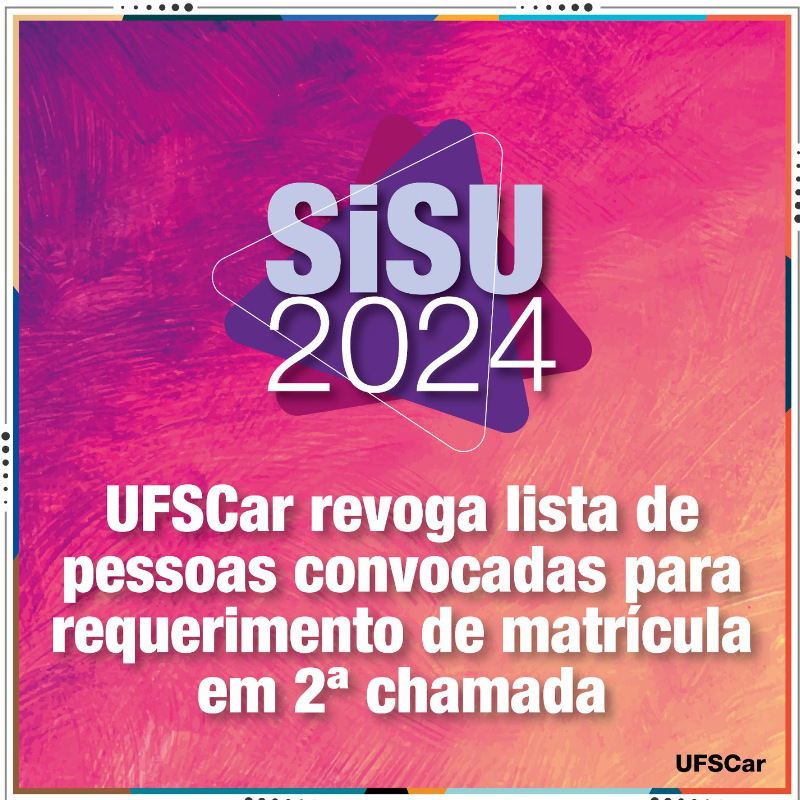 UFSCar revoga lista