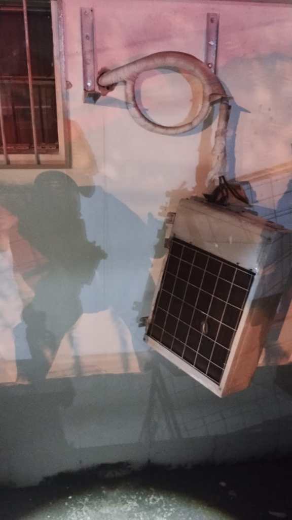 Tentou levar o ar condicionado