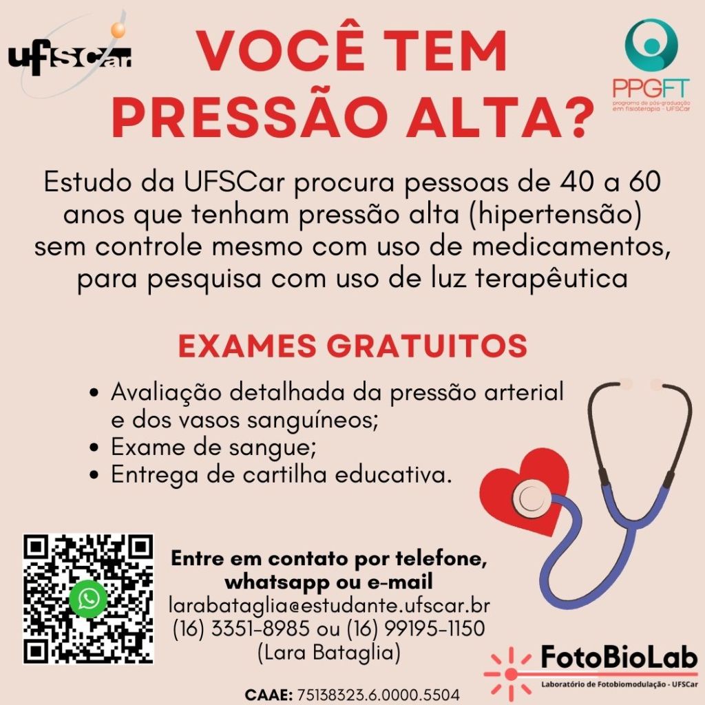 Pesquisa realizada pela UFSCar