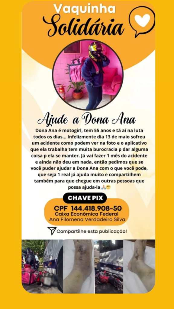 Dona Ana precisa de ajuda