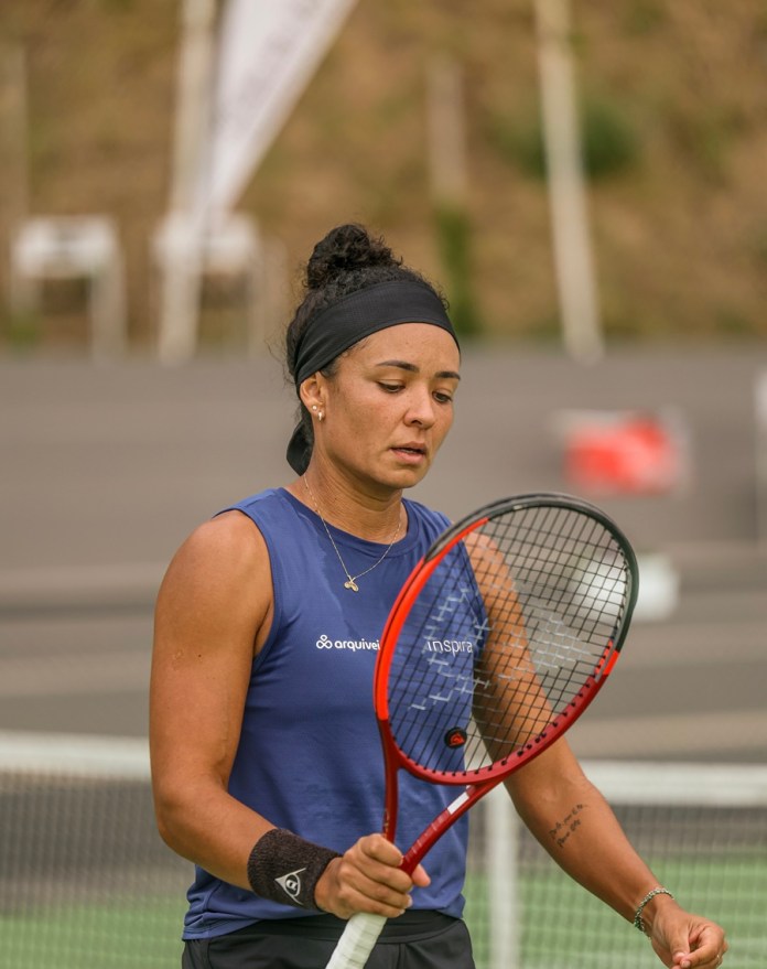 Rebeca Pereira, tenista patrocinada pela Arquivei Rebeca Pereira apoiada pela Arquivei