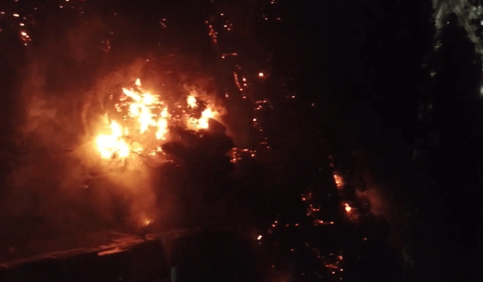 Incêndio provocou destruição Incêndio provocou destruição