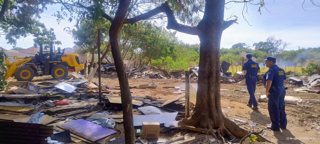 Área foi desocupada