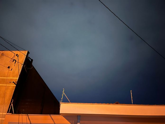 nuvem de fumaça Nuvem de fumaça em São Carlos