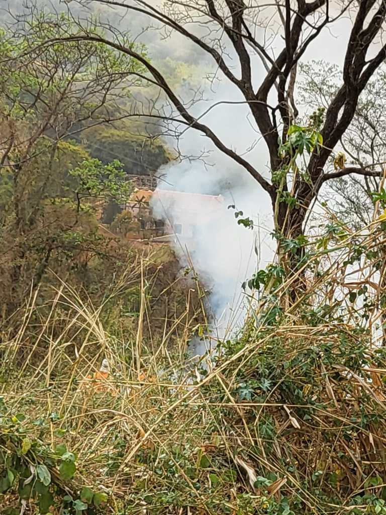 Incêndio na região do Capão Preto