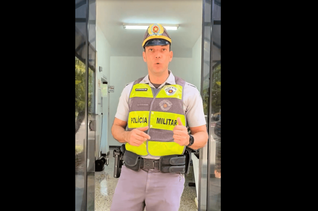 Polícia Rodoviária passou orientações sobre queimadas