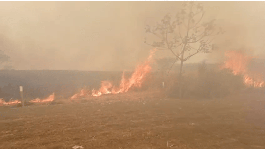 Incêndio infernal na região da LATAM