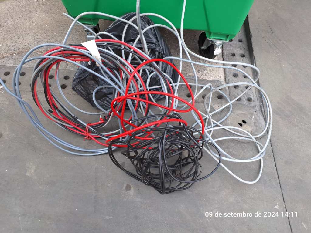 Operação apreendeu fiação