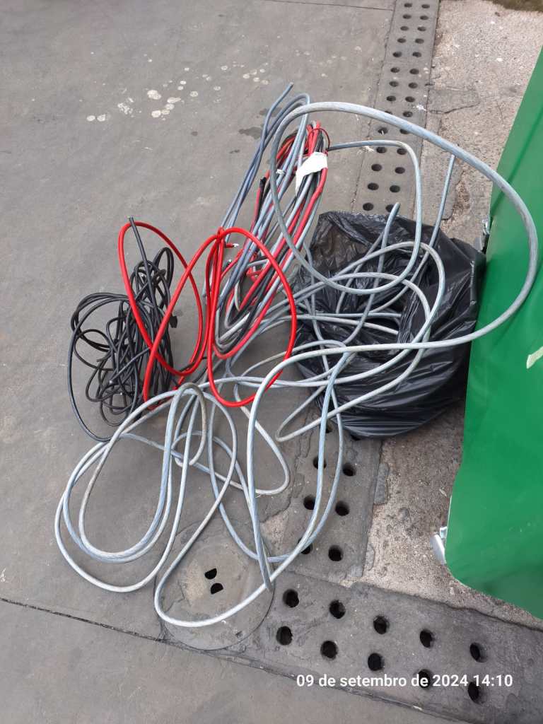 Operação apreendeu fiação