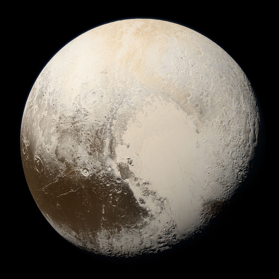 Ano lento em Plutão/Foto Sonda NASA