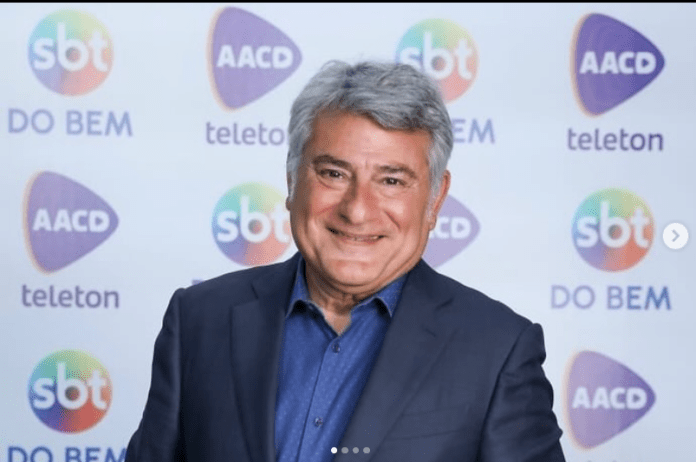 cleber Cléber Machado está no SBT
