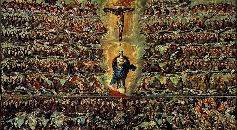 Todos os Santos no dia 1 de Novembro