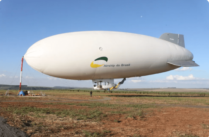 dirigivel Airship deixa São Carlos
