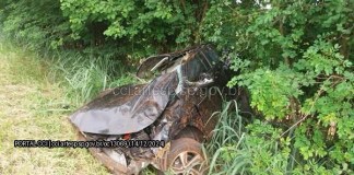 Carro sai da rodovia, colide em árvore e capota; Uma pessoa morreu