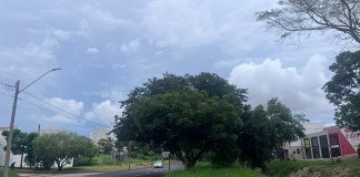 Chuva na área sul de São Carlos