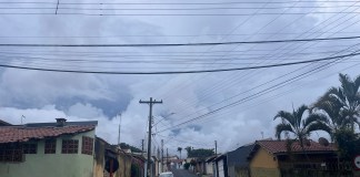 Chuva chegando e pode ser forte