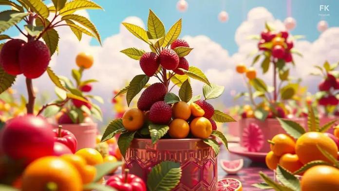 Top 5 frutas que você pode cultivar em vasos. O jardineiros urbanos vão adorar! Designed by Freepik: Top 5 frutas que você pode cultivar em vasos. O jardineiros urbanos vão adorar!