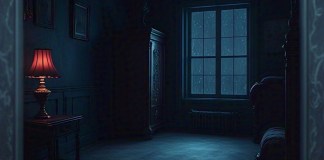 A mulher atacada em seu próprio quarto