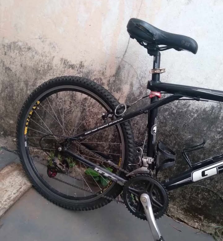Bicicleta foi furtada