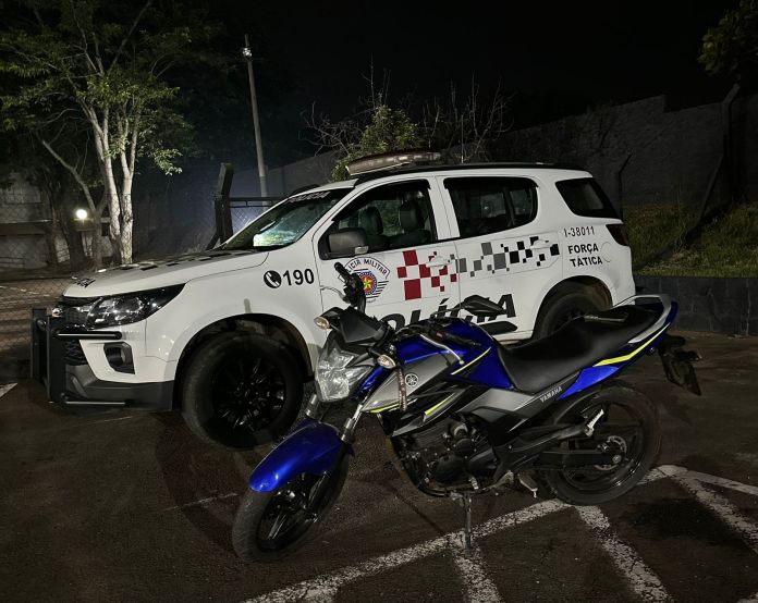 PM recuperou motocicleta PM recuperou motocicleta