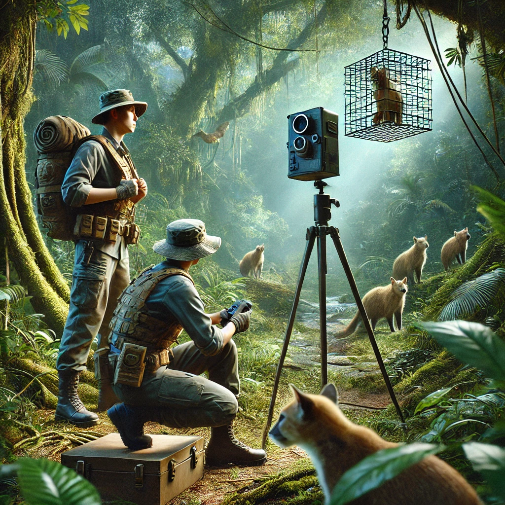 Como cientistas estudam os animais silvestres