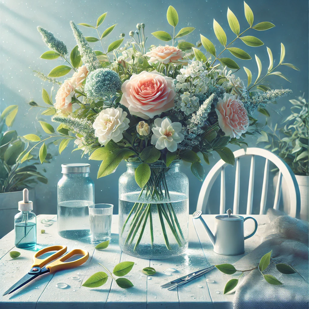 O truque secreto para fazer suas flores durarem mais tempo