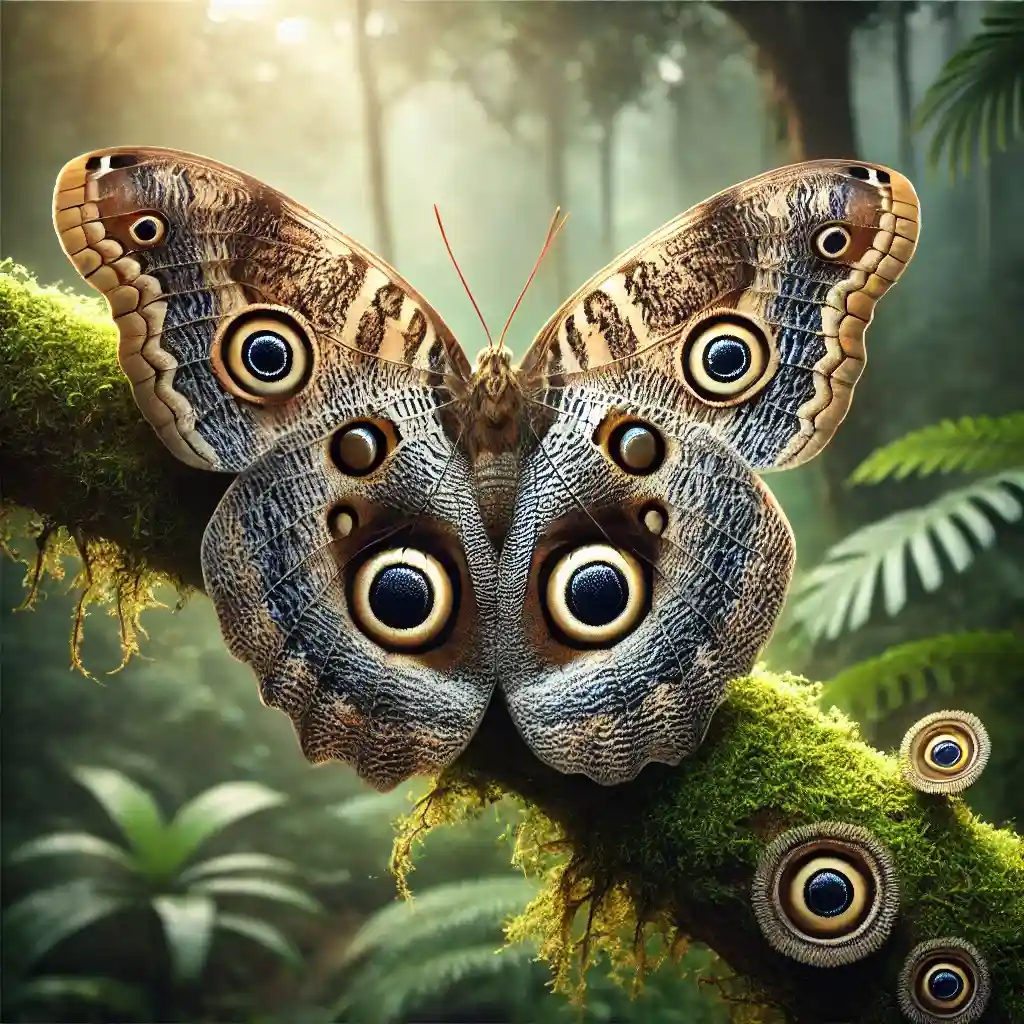 4 formas como a borboleta-olho-de-coruja se camufla