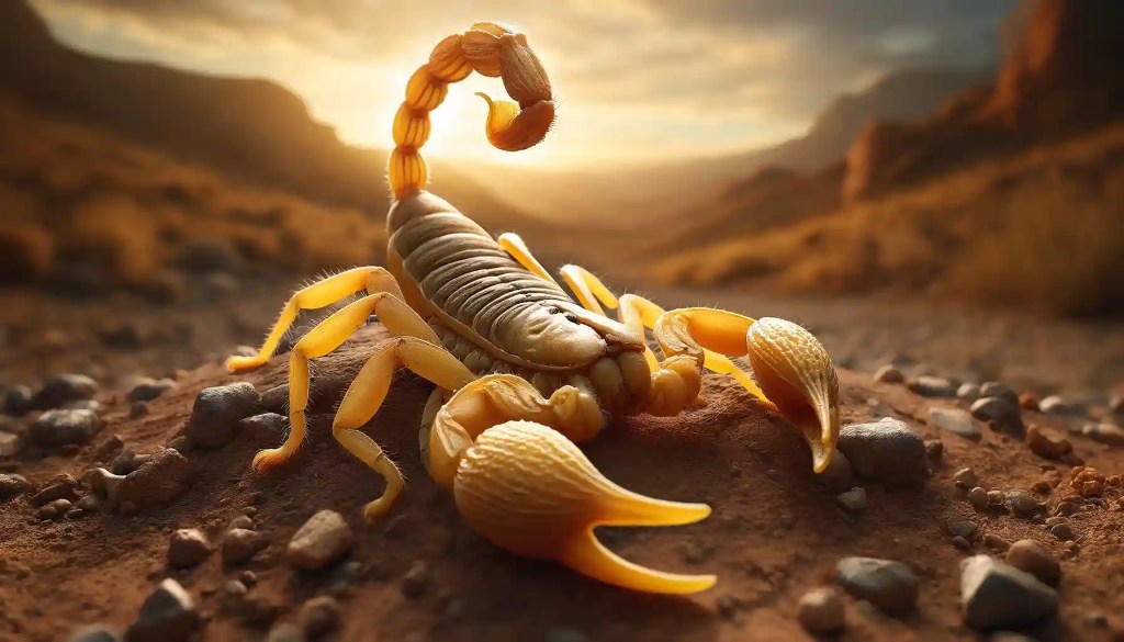 Quanto tempo o escorpião-amarelo sobrevive sem comida