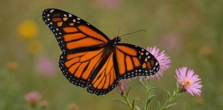O que faz da borboleta-monarca uma viajante incrível