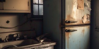 7 corações humanos numa geladeira de uma casa na Vila Marina