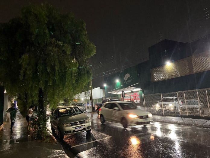 chuva tempo Chuva e queda de temperatura