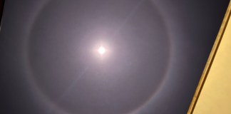 Na noite de sábado, Círculo na Lua chama a atenção; Entenda o fenômeno