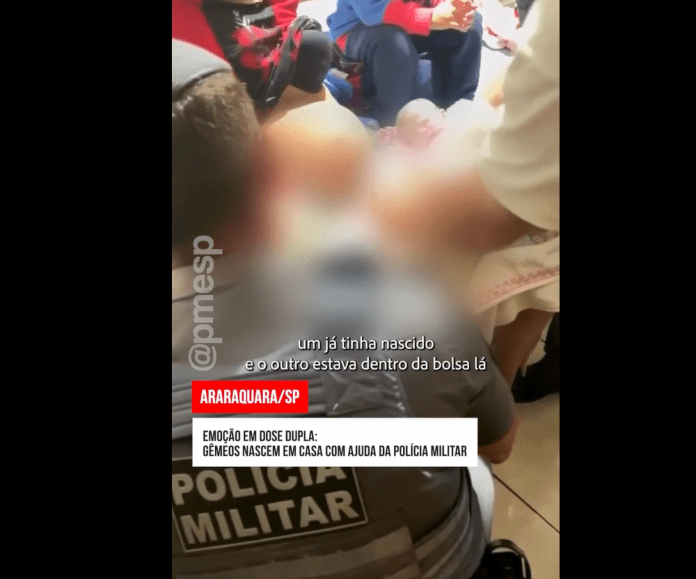 Gêmeos nasceram com a ajuda da PM Gêmeos nasceram com a ajuda da PM