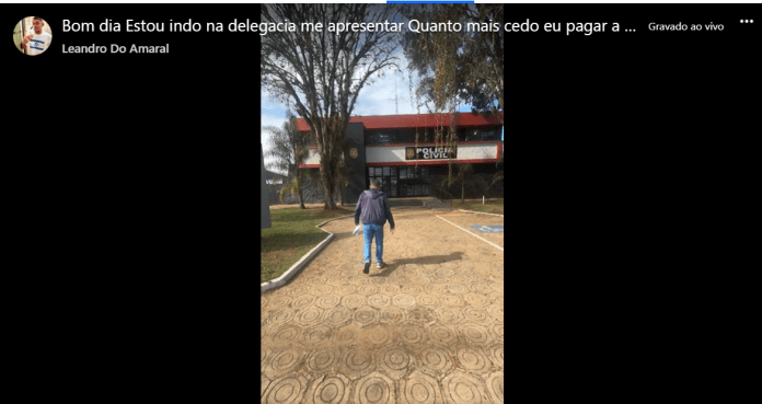 Leandro Guerreiro entrando na Seccional Leandro Guerreiro entrando na Seccional