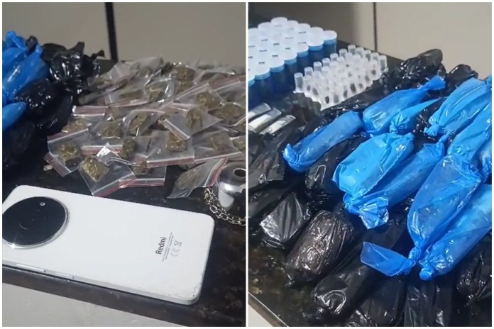 Drogas foram apreendidas Drogas foram apreendidas