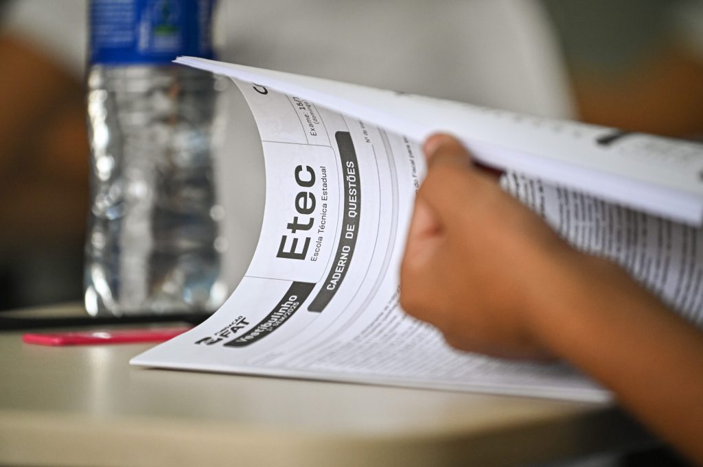 Prova do Vestibulinho das Etecs será realizada neste domingo (6)