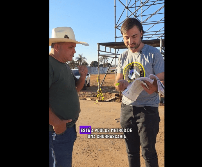 Diligência realizada em 01/08 na área onde deve acontecer o Rodeio Fest, em São Carlos. Diligência realizada em 01/08 na área onde deve acontecer o Rodeio Fest, em São Carlos.